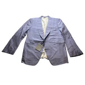 11-64 TOM FORD Men's Single Breasted Blazer 100% Silk Purple Size 54R